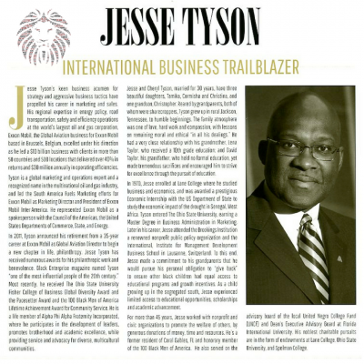 Tyson, Jesse AT&T Miami Dade County African American Calendar ...