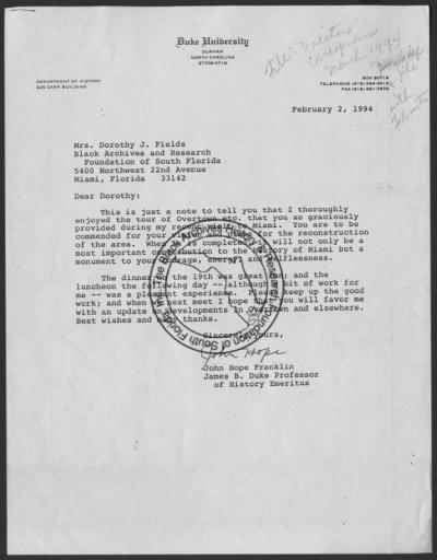 BAF_MS_00001M (Letter John Hope Franklin to DJF 1994) - access