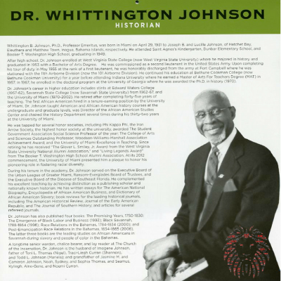 Dr. Whittington Johnson