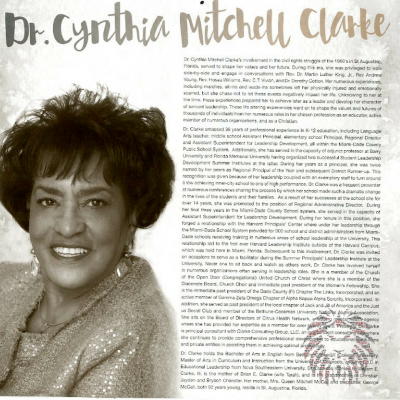 Dr. Cynthia Mitchell Clarke