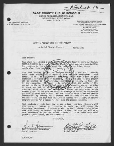 BAF_MS_00001M (DCPS Oral History Program 1986) - access