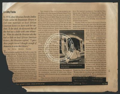 BAF_MS_00001M (Article DJF by Arva Moore Parks 1992) - access